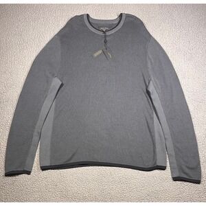 Rag & Bone Harvey Crew‎ Sweater Shark Blue Mens XXL MBS24S021BC21 New